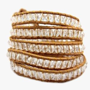 Topaz Crystal Wrap Bracelet