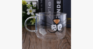 Transparent Cat Whisker Mug
