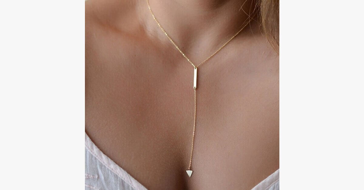 Triange Bar Necklace