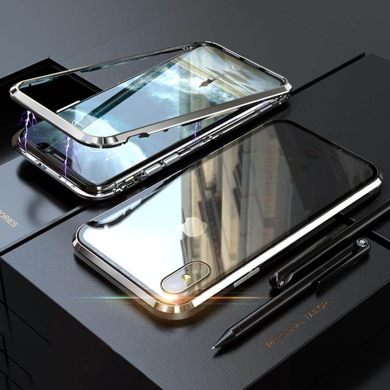 Try A Different Way To Protect Your Iphone With Newer Version Tempered Glass Magnetic Case