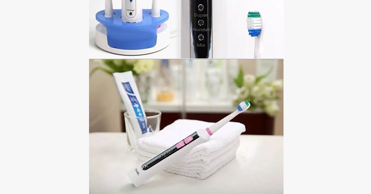 Ultrasonic Rechargeable Toothbrush The Toothbrush For Our New Generation