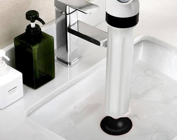 Unclog Drains Instantly With Fully Automated Smart 4 In 1 Plunger