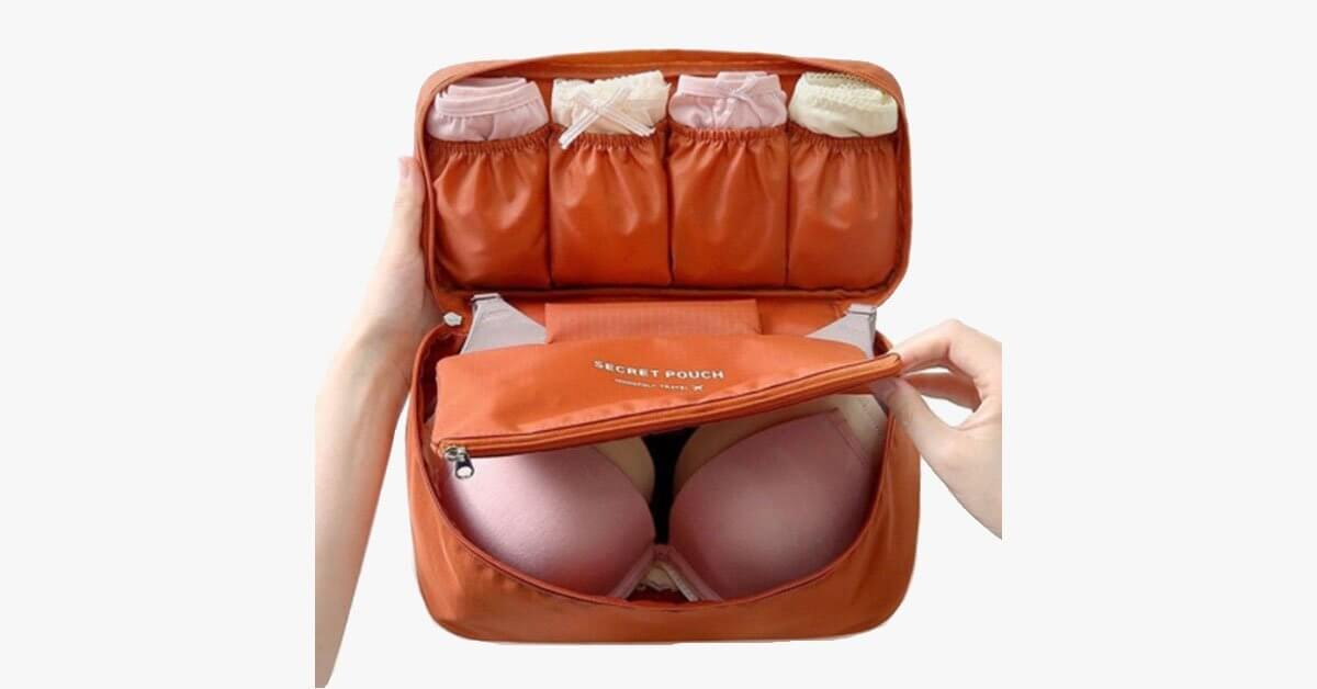 Undergarment And Toiletry Organizer Bag