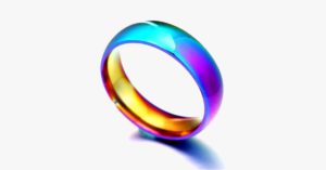 Unisex Rainbow Ring