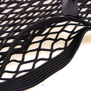 Universal Detachable Mesh Net Car Organizer With 1 Second Hook Loop Installation