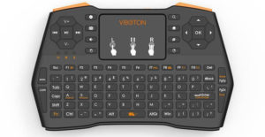 Upgraded Version Pocketable 2 4G Wireless Keyboard With Touchpad