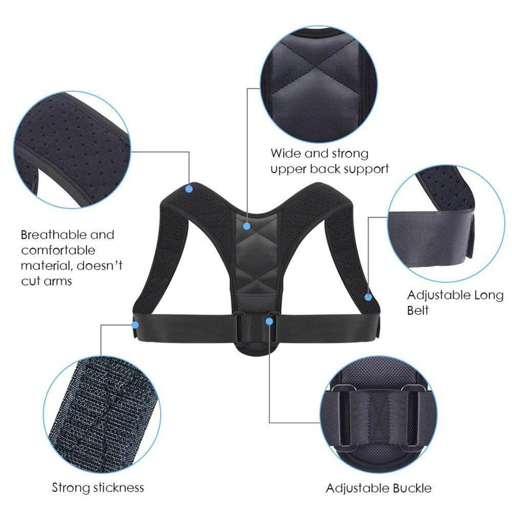 Upper Back Brace Straight Back Upper Back Support Pain Relief