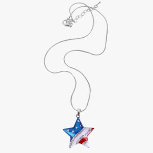 Usa Star Shaped Pendant