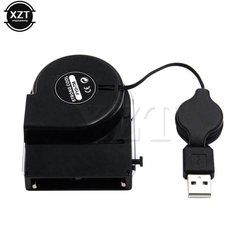 Usb Notebook Laptop Cooling Cooler Fan Pad Mini Vacuum Strong Cool Air Extract Flexible External For Laptop Computer Hot Sale