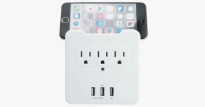 Usb Wall Plate With Built In Phone Mount