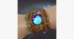 Vintage Inspired Boho Starry Moon Bracelet