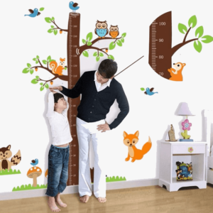 Wall Stickers Childrens Room Height Squirrel Stickers