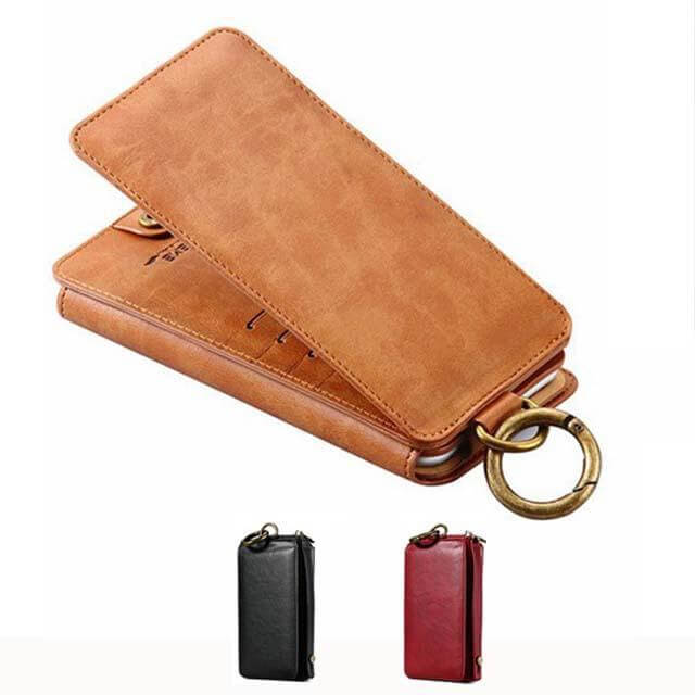 Wallet Cases Folded Retro Leather Cover Iphone