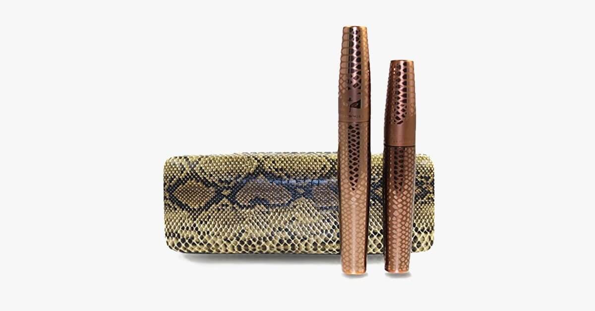 Waterproof Mascara With Snake Print Box Take Your Lashes To Luxurious Lengths