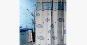 Waterproof Shower Curtain Fish Design