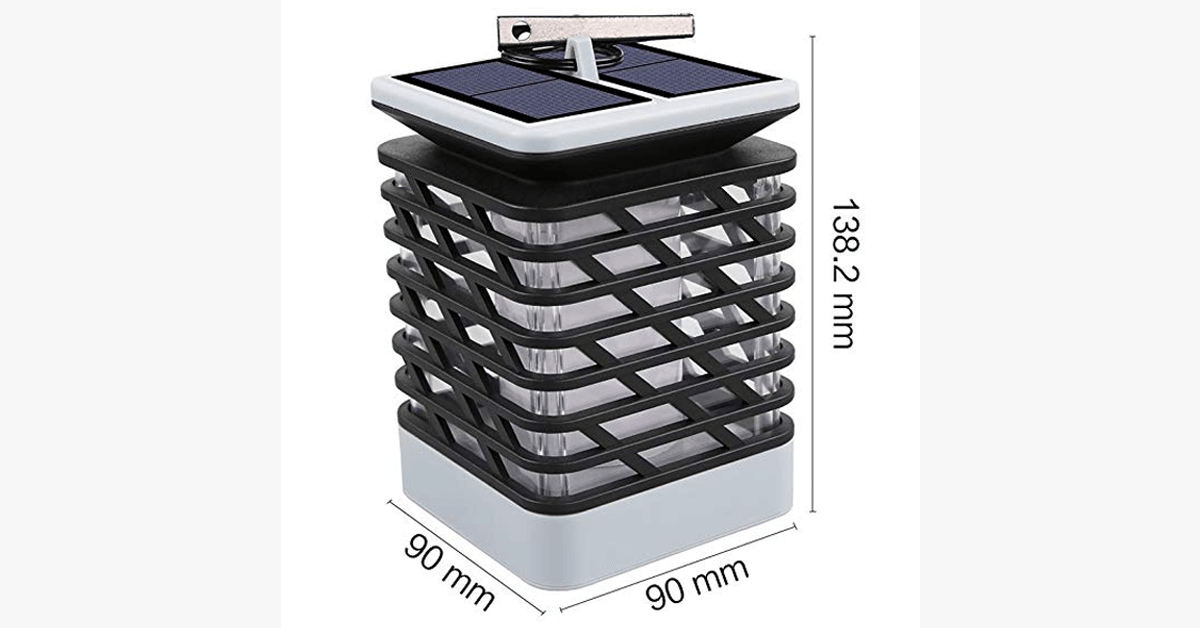 Waterproof Solar Flame Light Do Your Bit For The Environment