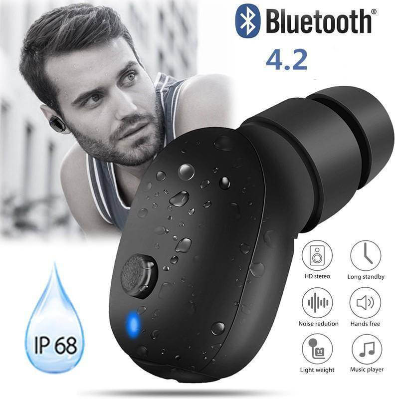 Waterproof Wireless Bluetooth Mini Sports Headphones In Ear Earbud Earphones Earpiece For Iphone Samsung Android