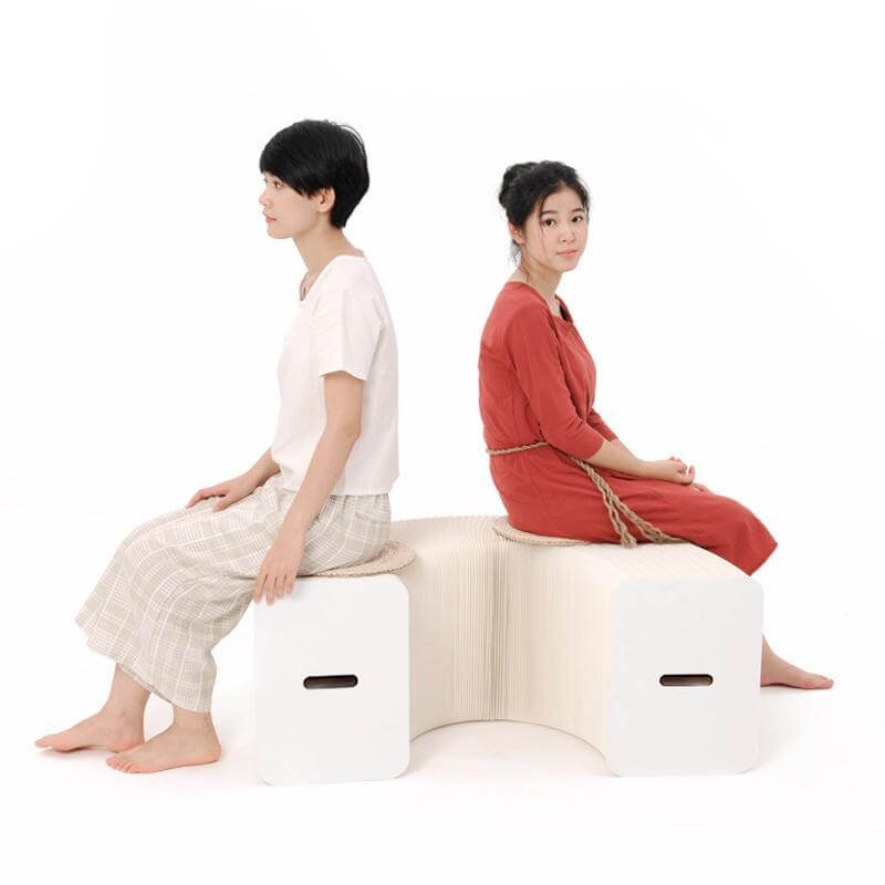 Weird Wonderful Accordion Inspired Paper Chair