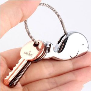 Whale Key Ring For Lovers With Free Gift Box