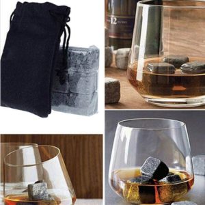 Whisky Ice Stones With Velvet Pouch