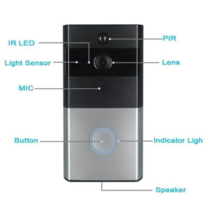 Wifi Wireless Doorbell Camera Remote Video Door Intercom Ir Night Vision Security Bell