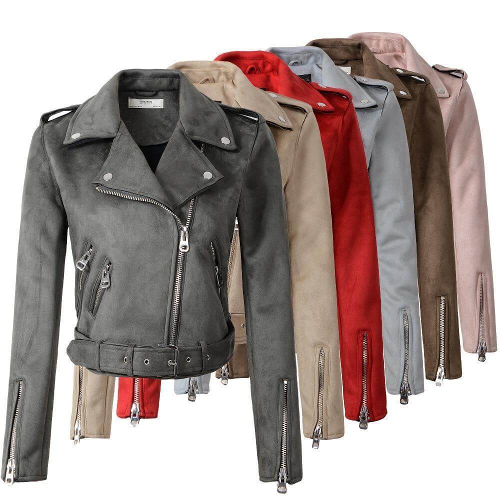 Winter Suede Faux Leather Jackets