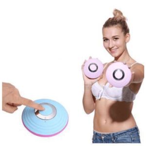 Wireless Breast Massager Usb Electric Vibration Bust Lift Enhancer Machine With Hot Compress Function Remote Control For Chest E