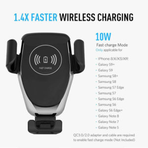 Wireless Car Charger Qi Certified