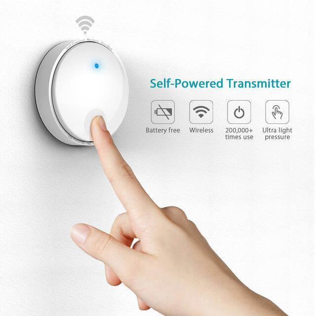 Wireless Doorbell Remote Control Portable Doorbell Chime Kit