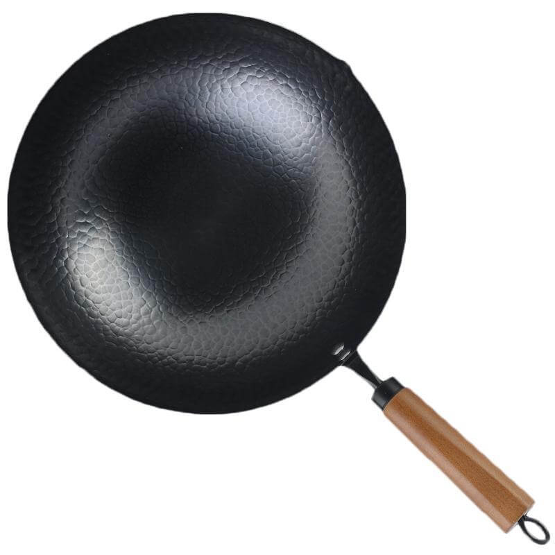 Wok Pan Iron Cast Cooking Pot Non Stick Iron Pan Cooking Pan