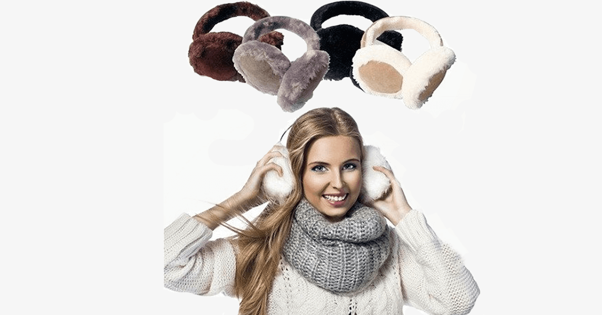 Womens Faux Fur Insulated Winter Ear Muffs