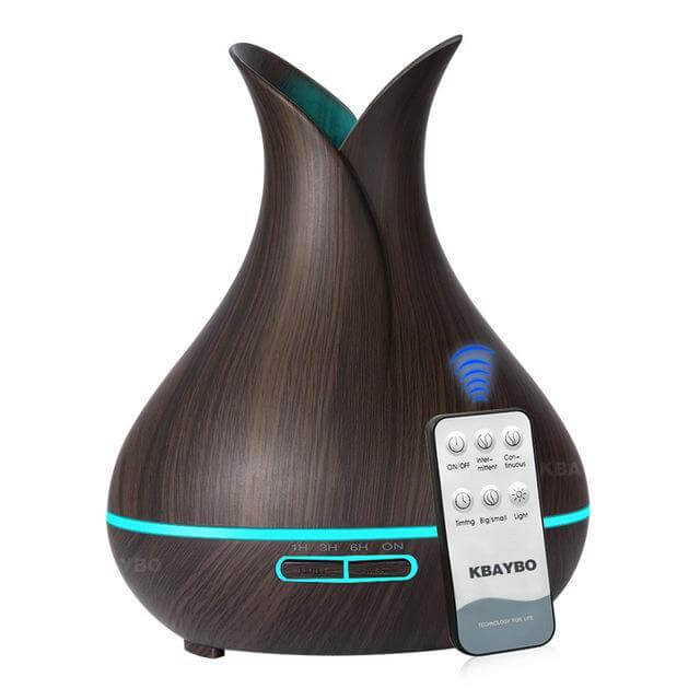 Wood Humidifier Wood Diffuser Aromatherapy Essential Oil Diffuser