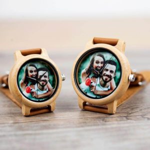 Wooden Couple Watch
