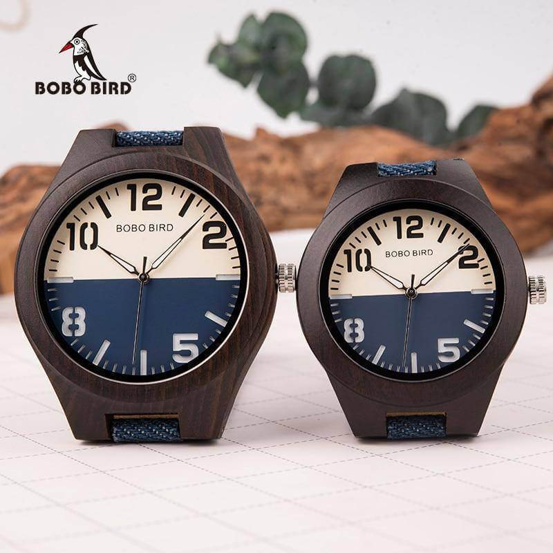 Wooden Mens And Womens Watch Wristwatches In Wood Gift Box Box