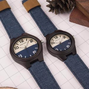 Wooden Mens And Womens Watch Wristwatches In Wood Gift Box Box