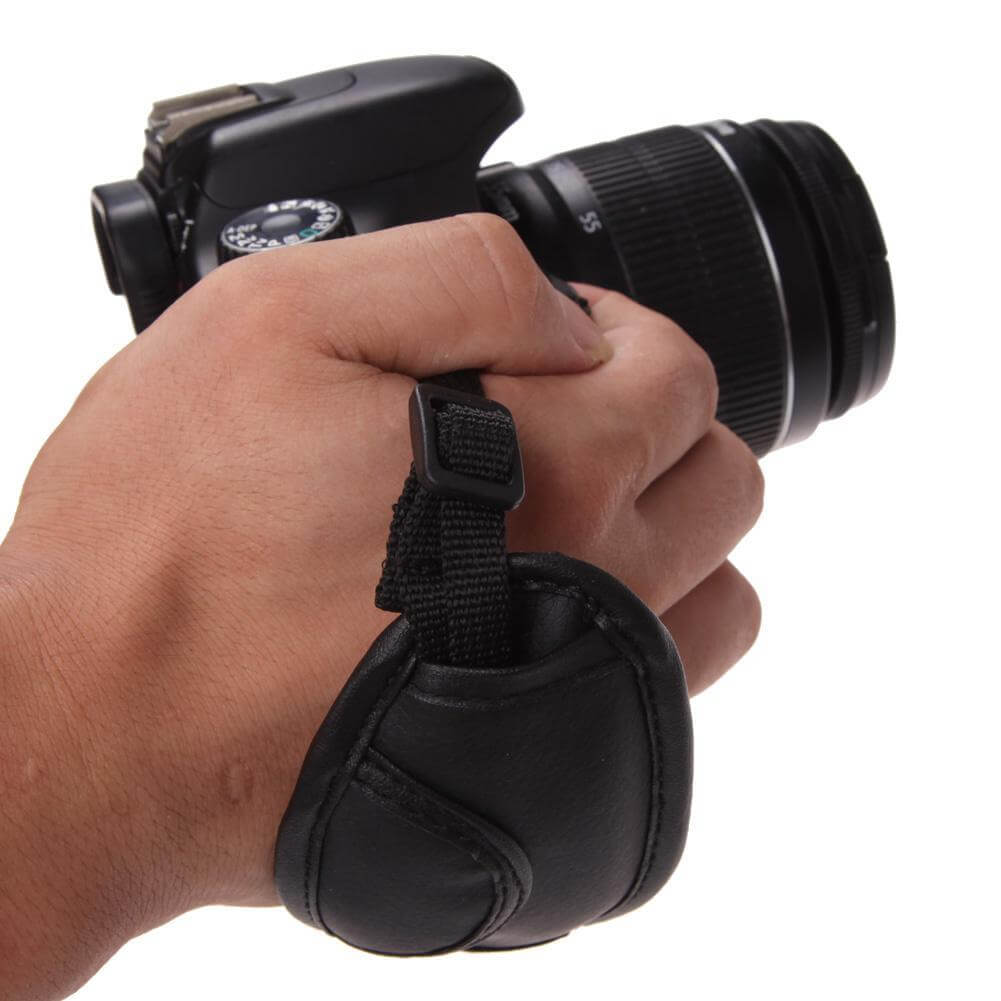 Wrist Strap Camera Leather Hand Grip Strap Clutch Dslr