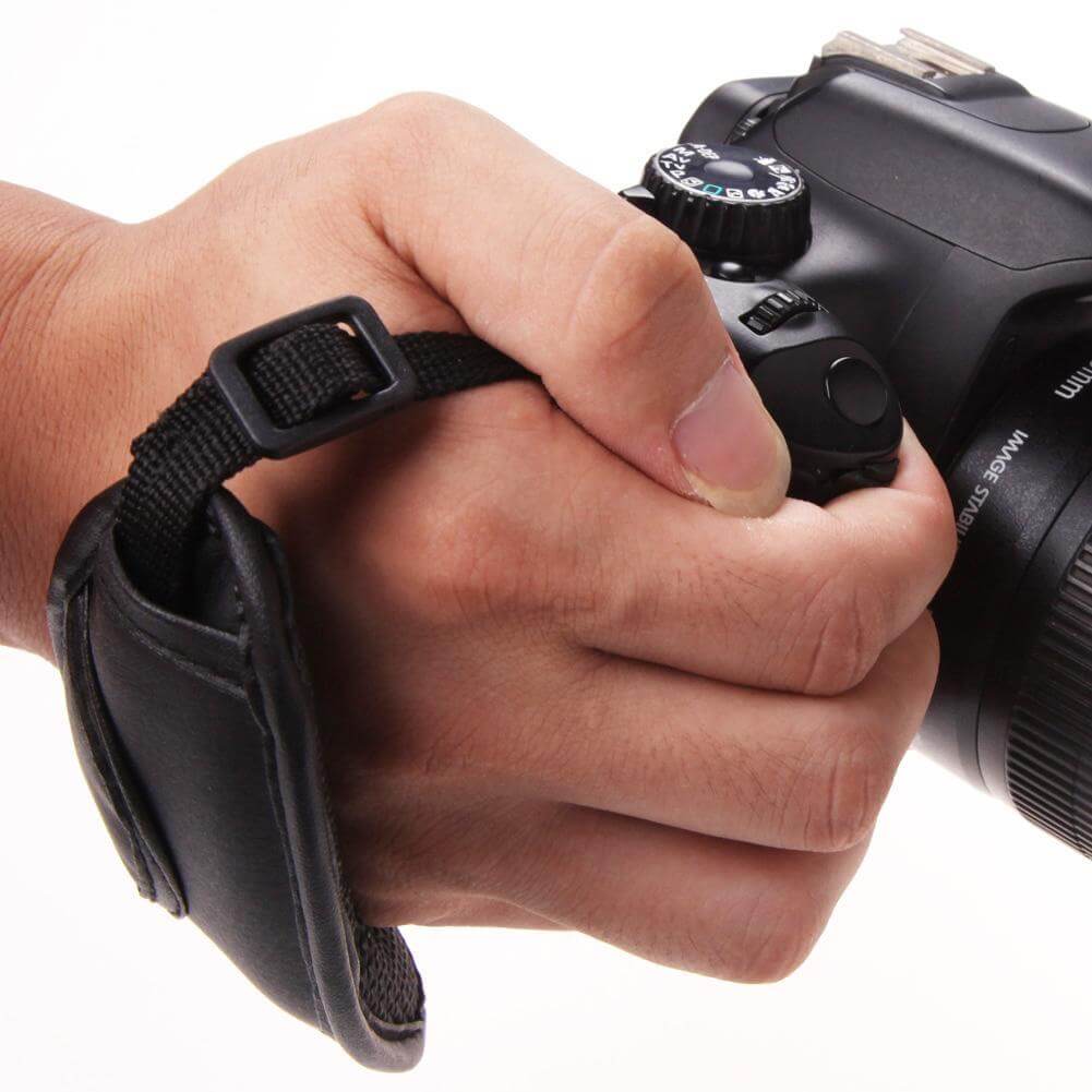 Wrist Strap Camera Leather Hand Grip Strap Clutch Dslr