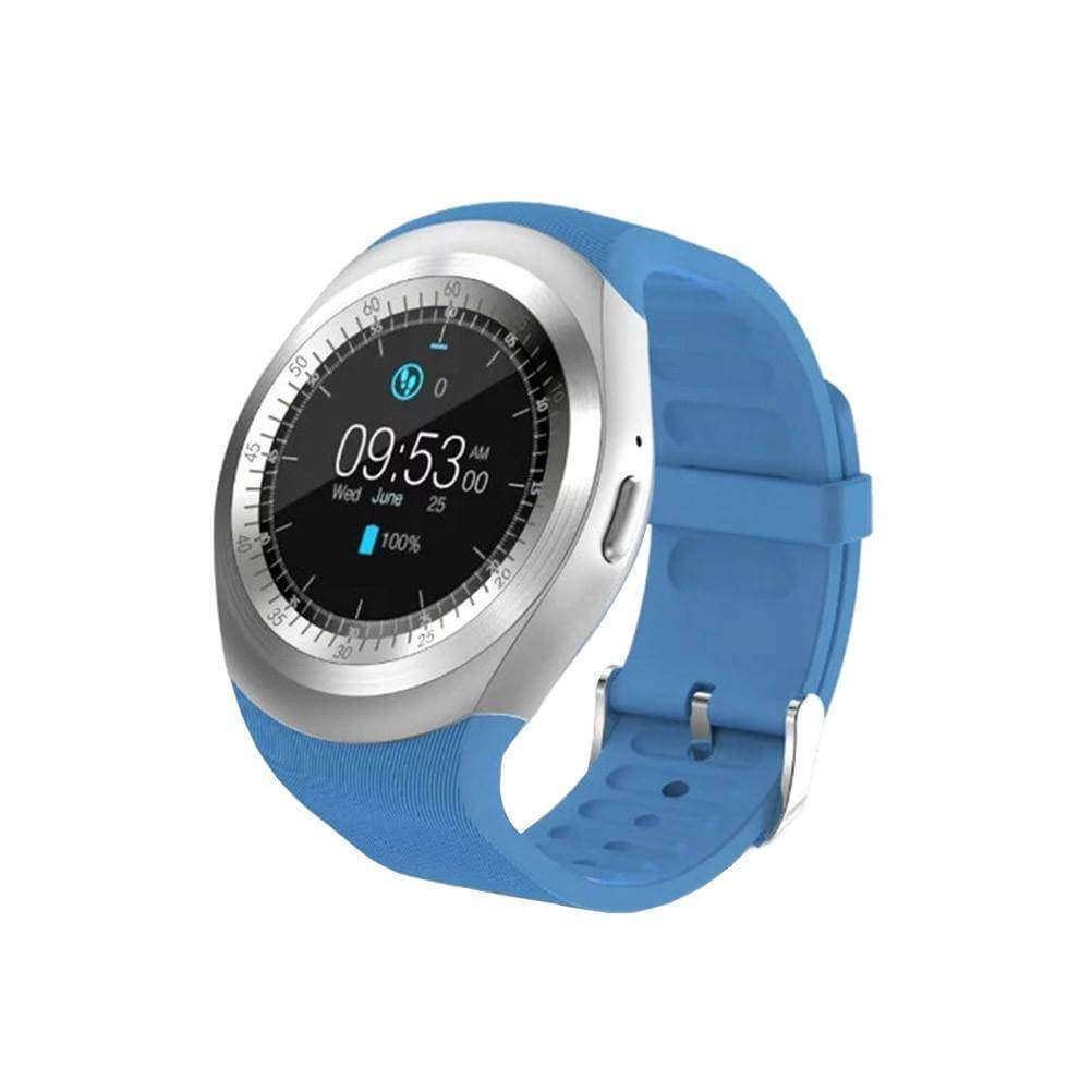 Y1 Bluetooth Touch Screen Smart Watch With Micro Sim Tf Slot Wearable Devices For Ios Android Smartphone