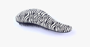 Zebra And Cheetah Print Hair Brush Untangle The Knots