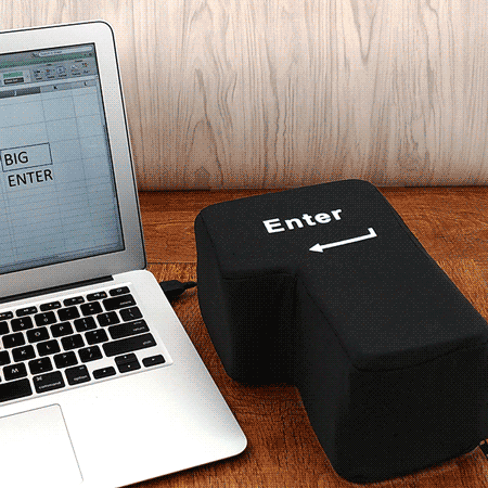 Giant Enter Button – Stress Relief Novelty Computer Key