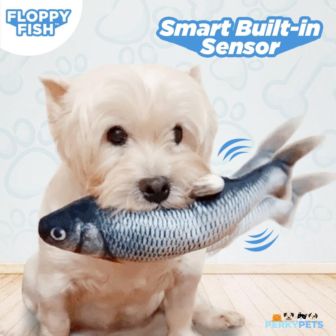 Perky Pets – Floppy Fish ™ Interactive Dog Toy