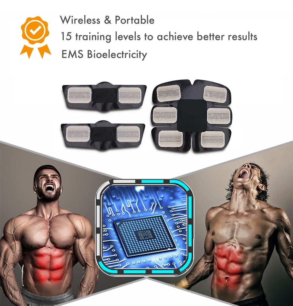Ultimate ABS Stimulator, Fast Abs, Ab Toner, Ab Trainer, Muscle Trainer