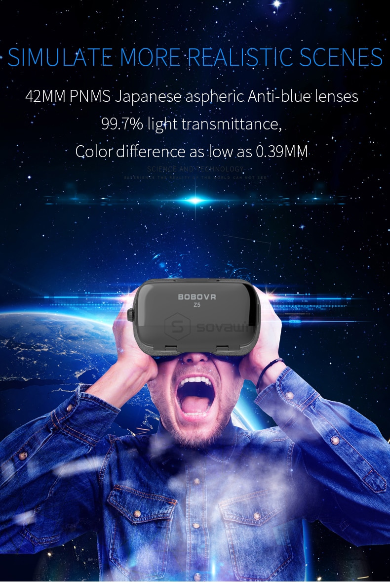 VR Virtual Reality Remote 3D Android Cardboard Headset Stereo for Smartphones