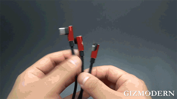 3-headed L-shaped Cable to Have All Your Devices Covered