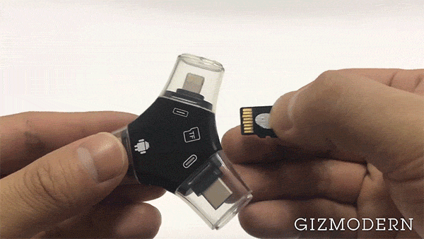 4-In-1 USB Reader And Flash Drive – Connect And Store Everything On A Single Piece