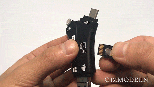 6-In-1 USB Reader And Flash Drive – Connect And Store Everything On A Single Piece
