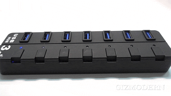 7-Port USB Hub with Independent Switch – Add 7 Additional Devices to Your Single USB Port