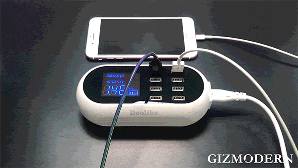 8-Port USB Charge Station with Digital Display – Charge Faster, Safer and Smarter