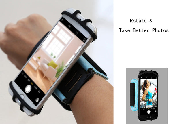 A Simple and Rotatable Workout Wristband – Just Rely on Your Phone for Fitness