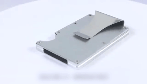 Beautifully and Securely Engineered Aluminum RFID Wallet & Card Holder